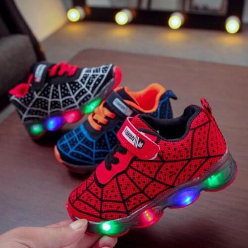 Kids Shoes Girls Boys Shoes Breathable Mesh Sneakers Shoes Led Light Up Shoes Boys Sneakers Girls Sneakers
