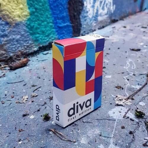 Diva Playing Cards 1st Edition Poker Size Deck Cartamundi Custom Limited Edition New Sealed Magic Props