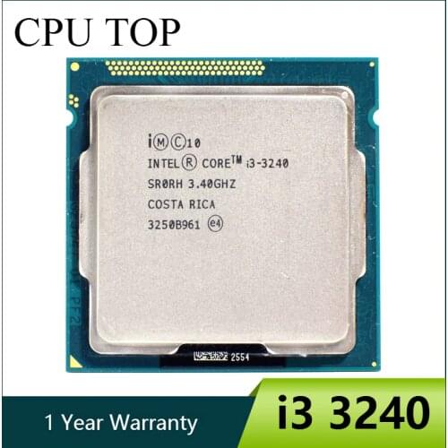 Intel i3 3240 Dual Core 3.4GHz LGA 1155 3MB Cache CPU Processor