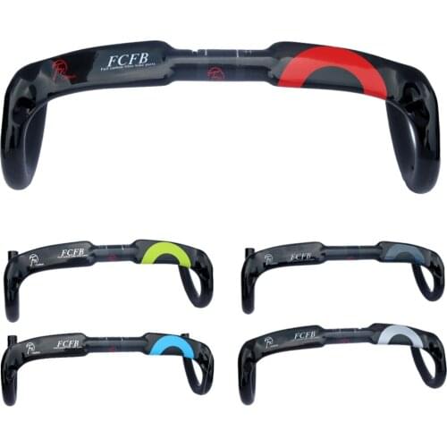 FCFB Full Carbon Fiber Bicycle Road Handlebar Racing Handle / Bike Bend Bar To Outside 31.8*400/420/440mm Handle Bars FCFB-RDB-2