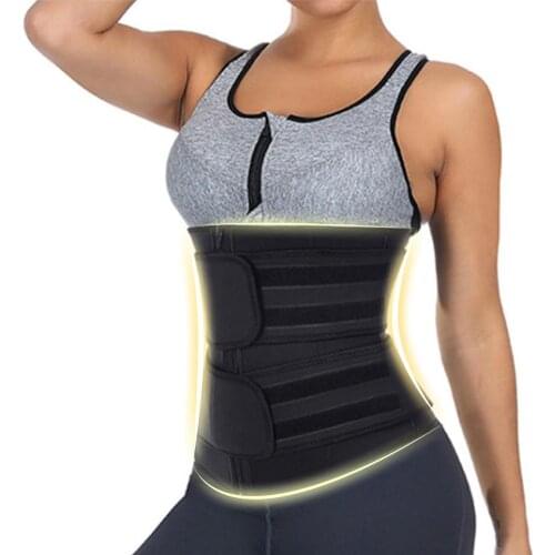 Waist Trainer Corset Sport Workout Weight Loss Tummy Control Waist Cincher Trimmer Sauna Sweat Band Slim Belly Band Sport Girdle