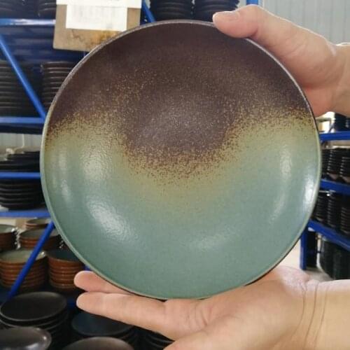 Japanese-style Creative Ceramic Big Plate Restaurant Restaurant Household Steak Plate Spaghetti Plate Tableware