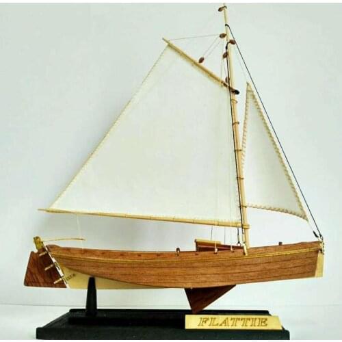 Hobby ship wooden model kit: scale 1/35 American Fishing boat Flattle model