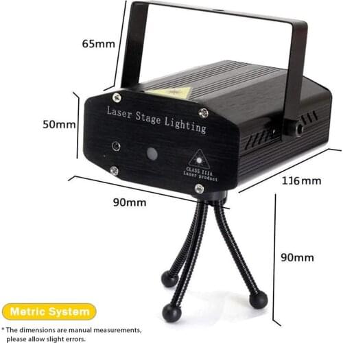 Mini laser stage light RGB Disco DJ Projector light Red Blue Green Lamp USB Rechargeable Wedding Birthday Party DJ Lamp