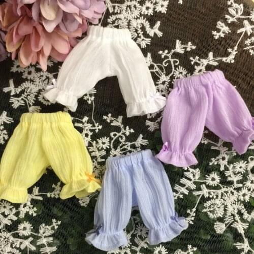 Cute Pumpkin Trouser Bloomers Drawers Pants for Blyth, Momoko, Azone Obistu 1/6 Dolls Clothes Accessories