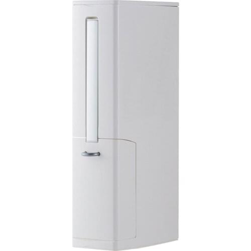 Multifunction Narrow Type Plastic Trash Can with Toilet Brush