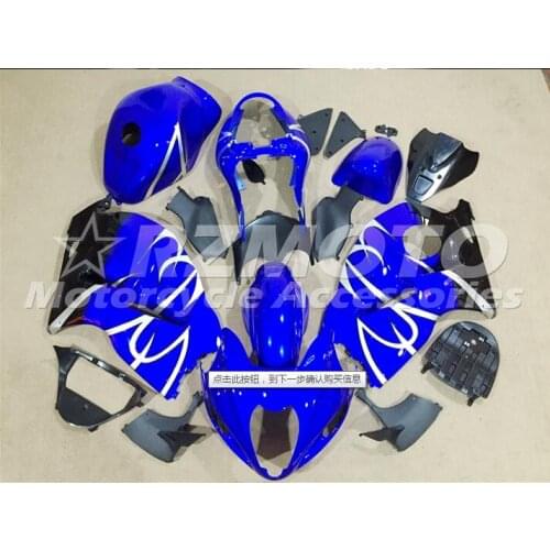 New ABS Injection Fairings For SUZUKI GSXR1300 Hayabusa 97 07 1997 1998 2005 2006 2007 Motorcycle Fairing Kit Blue Y19