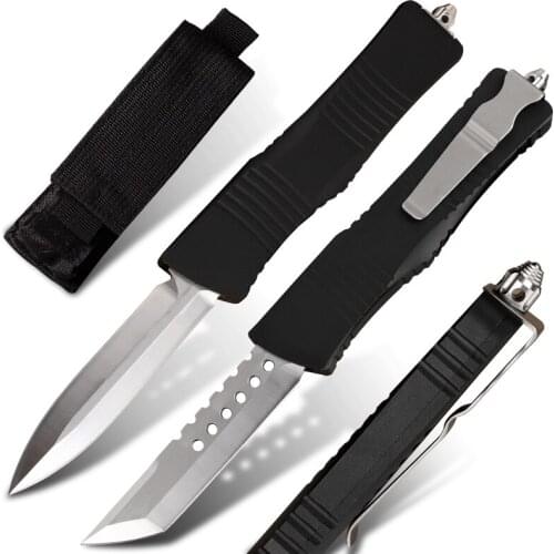Outdoor Survival MT Knife Speed Surgery Multifunction Cutting Pocket OTC Double Action Dinner Knife Automatic EDC Tool