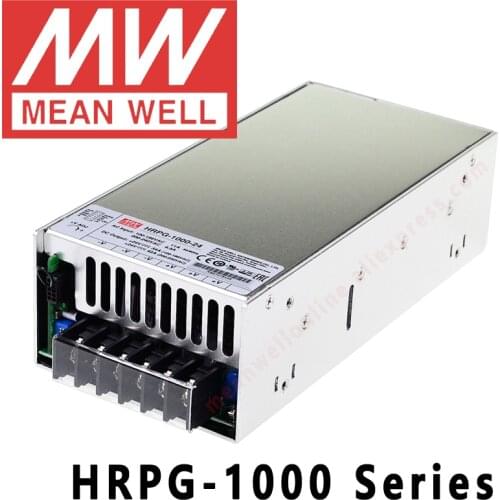 Original Mean Well HRPG-1000 series DC 12V 15V 24V 48V meanwell 1000W single output with PFC Function Switching Power Supply
