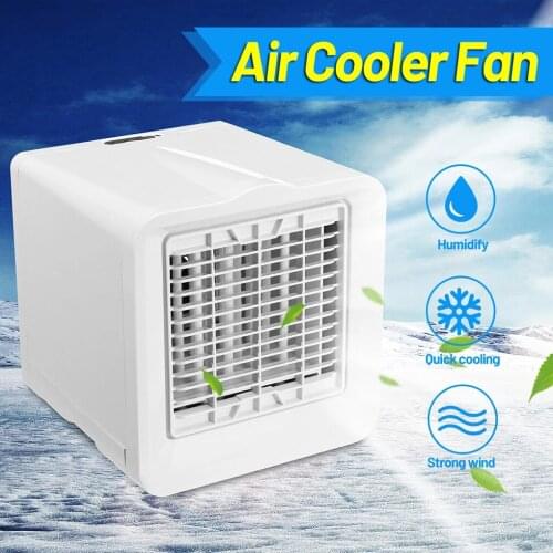 Desktops Humidifier Water Cooling Fan Cooler Humidifier Portable Mini Air Conditioner Fan 35db cooler air artic кондиционер