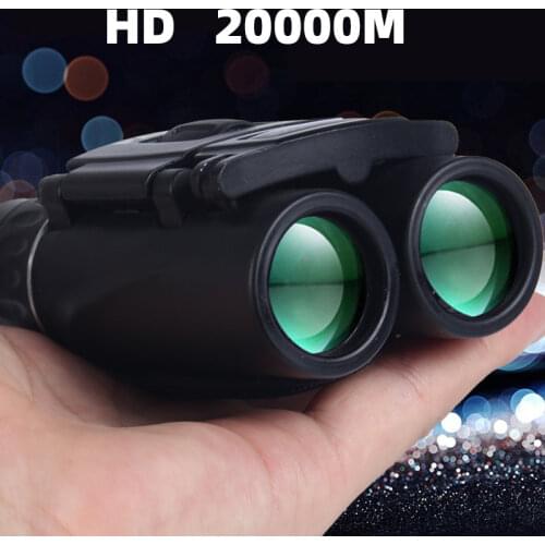 Mini Portable Zoom HD 20000M Telescope Binoculars Powerful 40x22 Folding Long Range Low Light Night Vision Professional