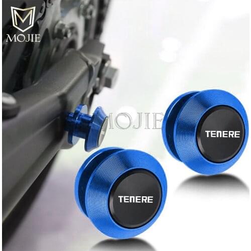 6MM Motorcycle Swingarm Sliders Spools Swingarm Stand Screws For Yamaha TENERE 700 900 XT660Z XT600Z XT1200Z/ZE XTZ 1200 750