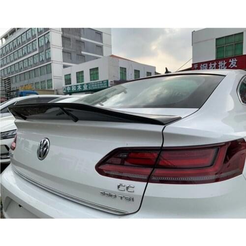 For Volkswagen Passat CC spoiler 2019 2020 2021 real carbon fiber/FRP R style rear wing sport accessories body kit