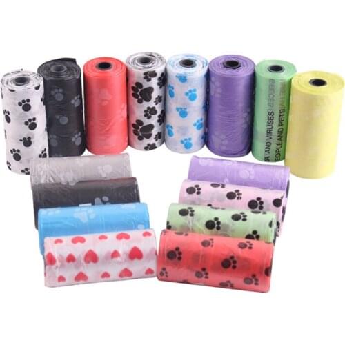 Waste Cleanup Trash Garbage Bag Dog Poop Bags Pooper Doggy Waste Bags Refill Roll for Outdoor Puppy Walking Travel Pet Supplies