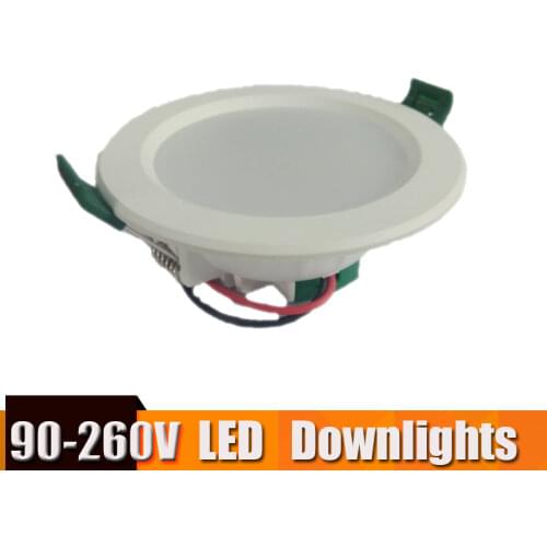 LED Downlight 18W 15W 12W 9W 5W Round Recessed Lamp AC90-260V Led Bulb Bedroom Kitchen Indoor LED Spot Lighting Cold white 6500K