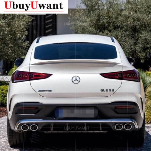 UBUYUWANT For Mercedes GLE Coupe W167 GLE350 450 500e 2020 ABS Spoiler Car Tail Trunk Spoiler Rear Wing Tail Wing Decoration