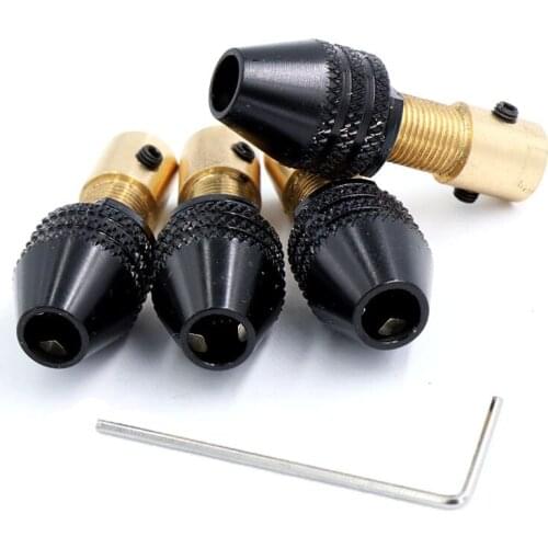 2.35mm 3.17mm Hole Universal Small Micro Drill Chuck 0.3-3.5mm Drill Bit Set Adapter For Hand Drill/electric drill Tools