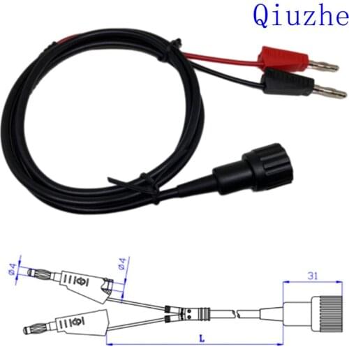 High quality Soft 50 ohm coaxial cable Insulation All inclusive BNC male Turn 4MM stacked banana plug Used for Oscilloscope Test