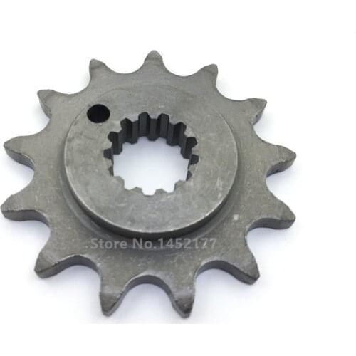 Yecnecty 1PC Steel Motorcycle 13 Tooth Front Chain Sprocket 520 Chain Motocross Parts For Zongshen NC250 250CC Huayang T6