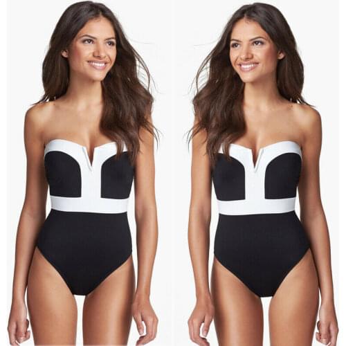 Women One Piece Swimwear Swimsuit Monokini Push Up Padded Bikini Bathing Beach