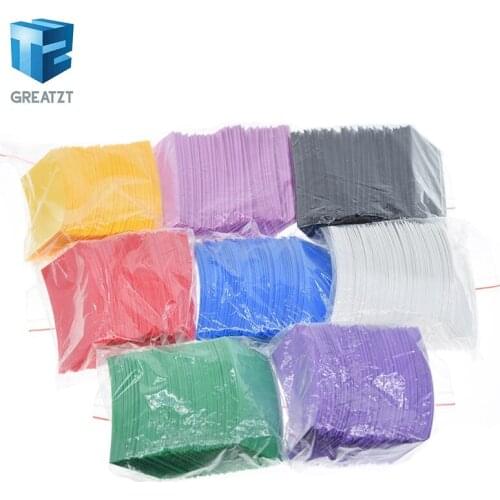 100PCS AA Size 5 Lithium Battery Heat Shrink Tube Li-ion Wrap Cover Skin PVC Shrinkable Tubing Film Sleeves Insulation Sheath