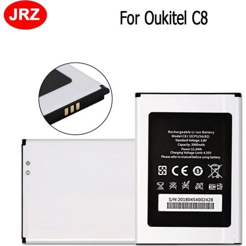 3000mAh High Quality Battery For Oukitel C8 Large Capacity Mobile Phone Replacement Li-ion Battera For Oukitel C8