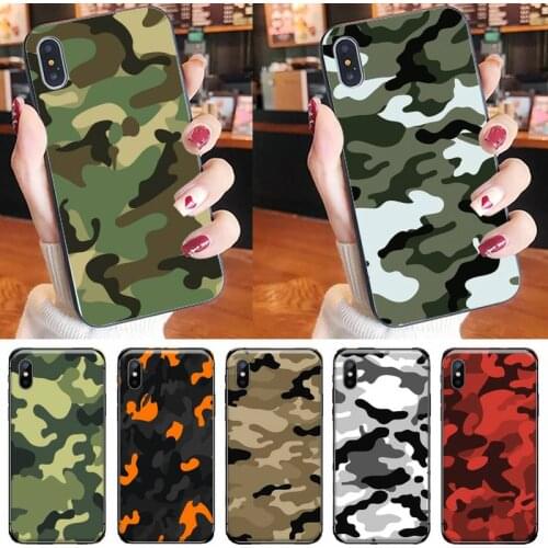 Camouflage Pattern Camo Army Phone Case for iPhone 11 12 pro XS MAX 8 7 6 6S Plus X 5S SE 2020 XR