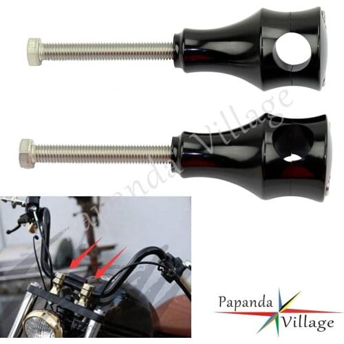 CNC 1" 25mm Motorcycle Handlebar Riser Mount Clamp For Harley Dyna Sportster Softail EXC YZF Honda Dirt Bike Street Bikes