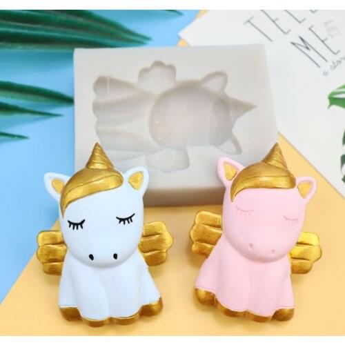 Birthday Unicorn Mould Silicone Mold Fondant Cake Decorating Tool Gumpaste Sugarcraft Chocolate Forms Bakeware