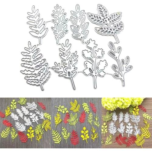 Tree Leaves Metal Cutting Die Stencil DIY Scrapbooking Album Paper Card Template