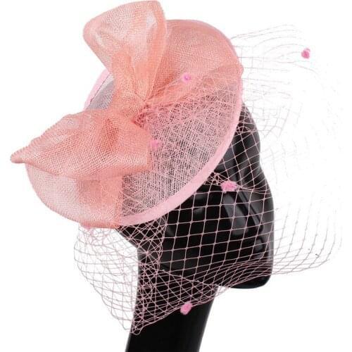 Elegant Wedding Cocktail Hats For Women Nice Big Bowknot Design Banquets Ladies Summer Occasion Event Race NEW ARRIVAL