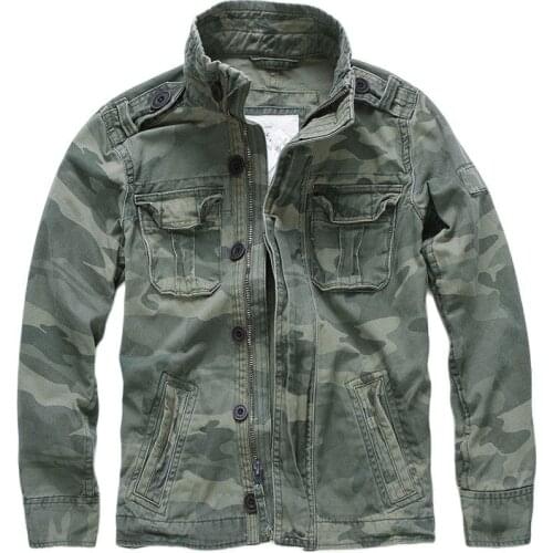 FAVOCENT Mens Camouflage Jackets