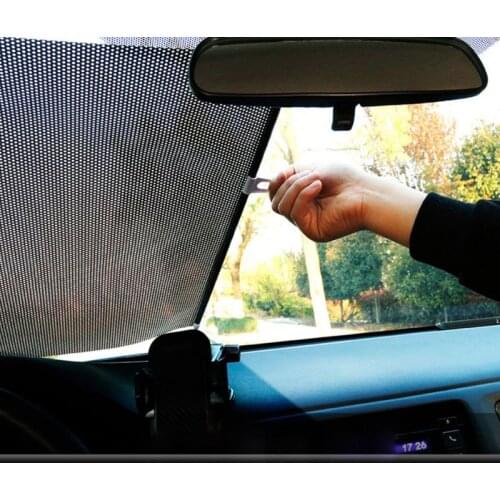 Hot 40*60cm/58*125cm Retractable Car Windshield Visor Sun Shade Auto Front Rear Side Window Blinds Sun shades Anti UV Sunshades