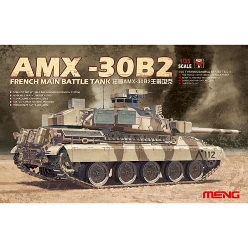 Meng TS-013 Model 1/35 AMX-30B2 French Main Battle Tank Armour Brand New Model kit