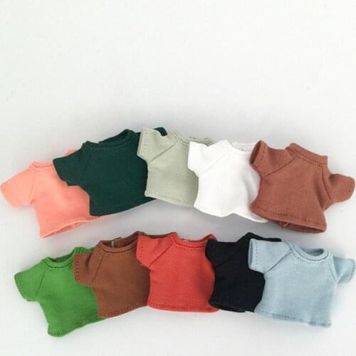 OB11 Baby Short Sleeve T-Shirt PD9 Tie BJD GSC Doll Clothes