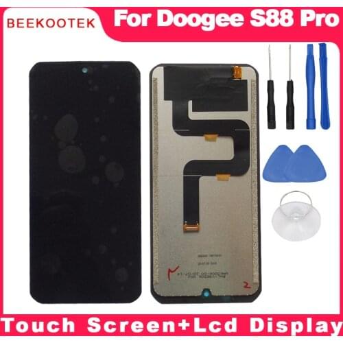 Original BEEKOOTEK For DOOGEE S88 Pro 6.3inch 2160*1080 LCD Display + Touch Screen Digitizer Assembly Replacement Glass Panel