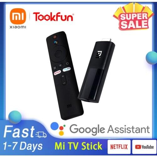 Global Version Xiaomi Mi TV Stick Android 9.0 Iptv 8GB ROM 1080P HD Smart Netflix ​DTS Dolby Wifi Google Assistant Projector Box