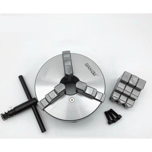 1Set K11-80 3 Jaws Manual Lathe Chuck With Turning Machine Tools Accessories K11 80 3-Jaw Lathe Chuck Self-Centering Metal