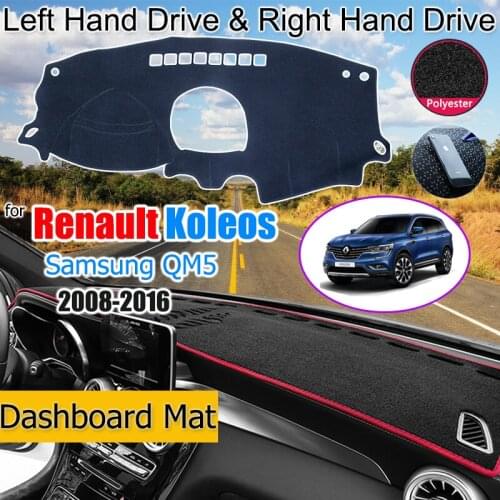 For Renault Koleos 1 2008~2016 Samsung QM5 Anti-Slip Mat Dashboard Cover Pad Sunshade Dashmat Accessories