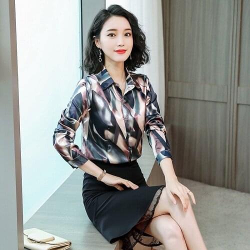 Shirt Summer Blouse Womens Long Sleeve Shirts Womens Tops and Blouses Spring Blusas Mujer De Moda 2020 New Arrival A01