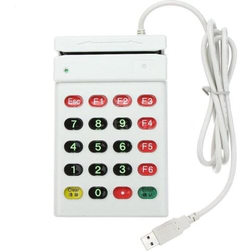 USB Magnetic Card Reader with USB Interface Number Keyboard Card Reader USB MSR Card Reader plug and play