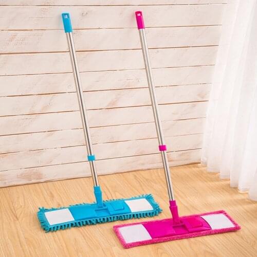 Household Chenille Flat Mop Floor Mop Duster Wiper 360 Degree For Wood Ceramic Tiles Home Cleaning Tool Strong Water Absorption