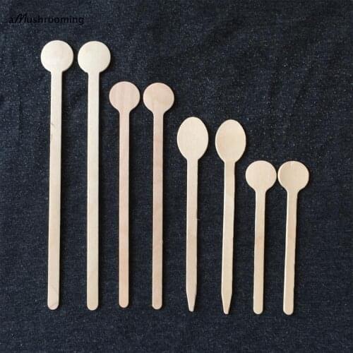 Rustic Tableware Drink Stirrers Compostable Coffee Stir Stick Home Bar Accessories 25pcs Cocktail Swizzle Beverage Stir