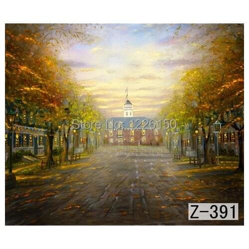 Mysterious scenic Backdrop z-391,10ft x20ft Hand Painted Photography Background,estudio fotografico,backgrounds for photo studio
