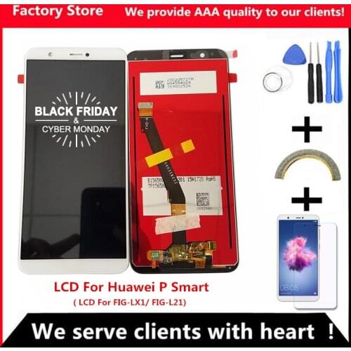 AAA Quality LCD +Frame For Huawei P Smart FIG-LX1/L21 Lcd Display Screen Replacement For P Smart Digiziter Assembly