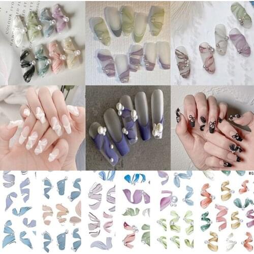 1pc Nail Sticker Ribbon Color Love Nail Art Decals Manicure Decoration Temporary Tattoo Accessoires DIY Nail Art Design Tools