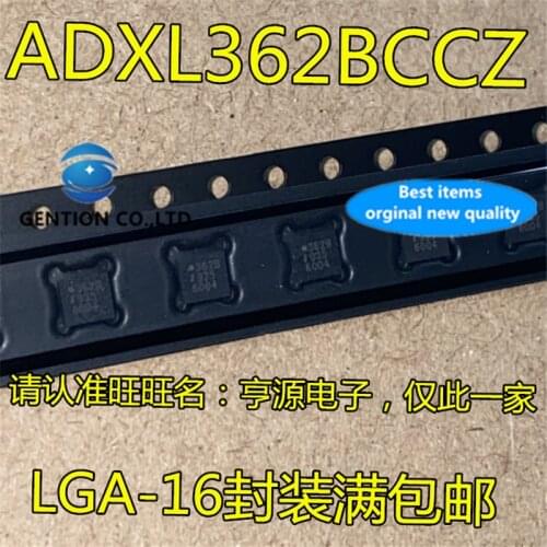 10PcsADXL362 ADXL362BCCZ 362B LGA16 Digital acceleration sensor IC chip in stock 100% new and original