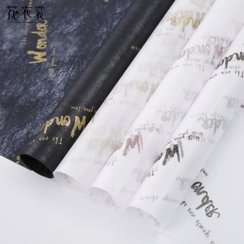 20 Sheets Waterproof Tissue Paper 60*60cm Flower Gift Packaging Craft Paper Non-woven Lining Paper