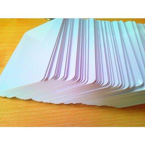 2000pcs/lot Glossy inkjet blank printable pvc id card