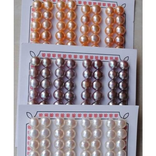 AAAA 4 COLOR 7-8MM Size Freshwater Natural Real Loose Pearls, Fashion Necklace/Earrings/Bracelet/Ring/Brooch Accessory